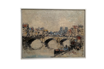 Stadsgezicht Parijs - Olie Op Doek Schilderij - Mid Century - Jean Rémy