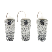 3 Vintage Glazen Hanglampen - Cascade