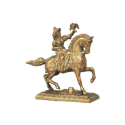 Gouden Bronzen Beeld Jager Roofvogel