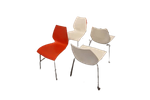 Set (8) Chair Maui By Vico Magistretti For Kartell