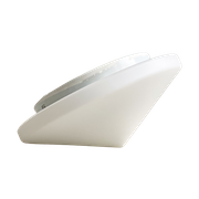 Vintage Melkglazen Plafondlamp / Plafonnière, Kegelvormig