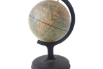 Antieke Blikken Wereldbol Globe Van Blik