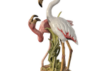 Goebel Porseleinen Beeld Van 2 Flamingos