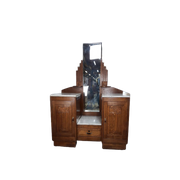 Vintage Art Deco Kast Met Spiegel