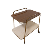 Prachtige Vintage Bar Cart / Serveerwagen