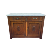Vintage Commode Dressoir Met Marmer Blad