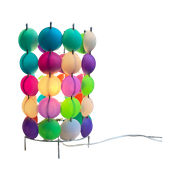 Funky Space Age Tafellamp, Op Art, Kleurrijk Plastic Ontwerp