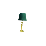 Upcycled Vintage Tafellamp Groen Marmer
