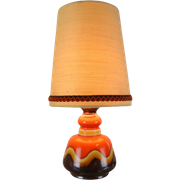 Keramieken Tafellamp ' Appelsínugult'