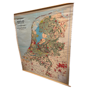 Grote Wandkaart Van Nederland