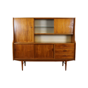 Mid Century Berner Huwil Highboard, Jaren 60