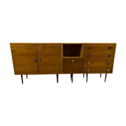 Vintage Set Van 3 Dressoirs Of Nachtkastjes. Omhoog. Zavody Bucovice - M0659 Abc