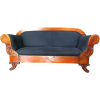 Antieke Herstoffeerde Empire Sofa