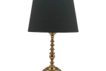 Vintage Tafellamp Messing Groene Kap