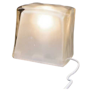 Ikea Ice Cube Iviken Glazen Tafellamp Jaren '90.