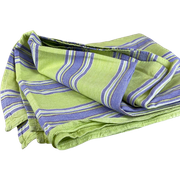 Cotton Stripe Tablecloth
