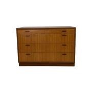 Scandinavisch Vintage Teak Fineren Ladekast Kolden