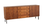 Vintage Dressoir Met 2 Deuren Gemaakt In De Jaren '60