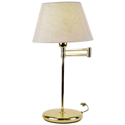 Hollywood Regency Zwenk Lamp Scharnierende Tafellamp 44Cm
