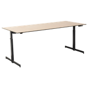 Vepa Elektrisch Bureau, Wild Peren Blad, 180 X 80 Cm, Hoogte Instelbaar Onderstel, (Let Op, Dit I