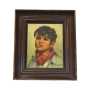 Vintage Portret Zigeuner Jongen