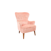 * Vintage Artifort Theo Ruth Fauteuil Roze Rib