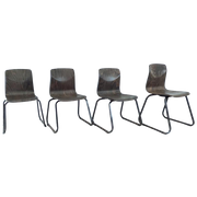 4 Kinderstoelen Thur Op Seat Stapelbaar Degelijke Kwaliteit