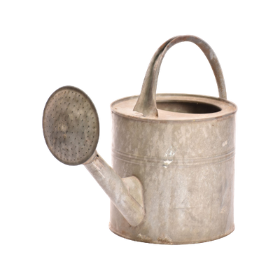 Kent & Stowe 4,5 liter vintage gieter in olijfgroen – verzinkte stalen kan voor dagelijks gieten – kan in klassieke Engelse stijl met 2 handgrepen