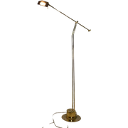 Vintage 'Gouden' Staanlamp /Vloerlamp / Leeslamp