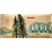 Vintage Philips Kerstboom Verlichting 16 Kaarsen ‘60