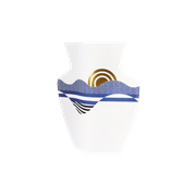 Papieren Vaas Wit