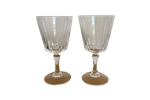 Twee Kristallen Wijnglazen Borrelglazen Cristal D’Arques