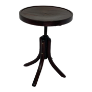 Thonet (Attr.) - Bent Wood Piano Stool / Chair - Mounted On A Swiveling Base