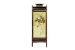 Beschilderd Glazen Paneel In Bamboe Frame Ii