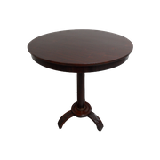 Antieke Ronde Bijzettafel
