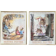 2X Ingelijste Poster Van Beatrix Potter