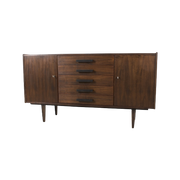 Vintage Dressoir Met 5 Laden En Twee Deurtjes 64163