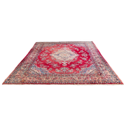 Xl Handgeknoopt Tabriz Vloerkleed Wol 272X370Cm - Perzisch Tapijt