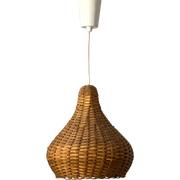 Mooie Vintage Rotan Hanglamp Jaren ‘60