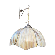 Prachtige Tiffany Glas In Lood Hanglamp Vintage