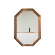 Vintage Gouden Octagon Spiegel