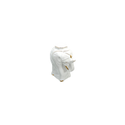 Vintage Witte Porseleinen Olifant Met Goud, Plantentafel