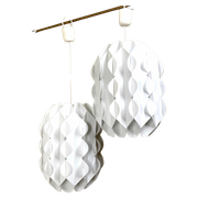 Paar Witte Hanglampen - Vlindermodel - Inspiratie Lars Eiler Schiøler