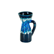Ceramic Blue West Germany Lava Jug.