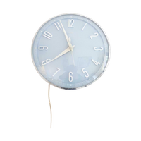 Vintage Klok Metamec Wandklok Retro Clock