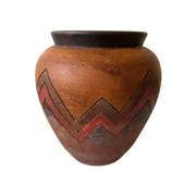 Vintage Handmade Terracotta Vaas D15Cm