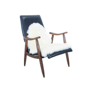 Fauteuil Lounge Louis Van Teeffelen Wébé Donker Frame 60S