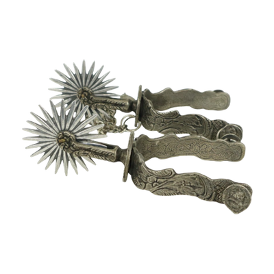 KS PLAIN WESTERN Cutting Sporen mit langem Hals EUR 42,90 - DE