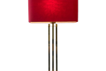 Tafellamp Willy Rizzo - Deknudt - Messing Schemerlamp