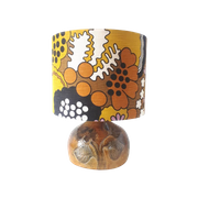 * Vintage Keramieke Lamp Met Retro Kap